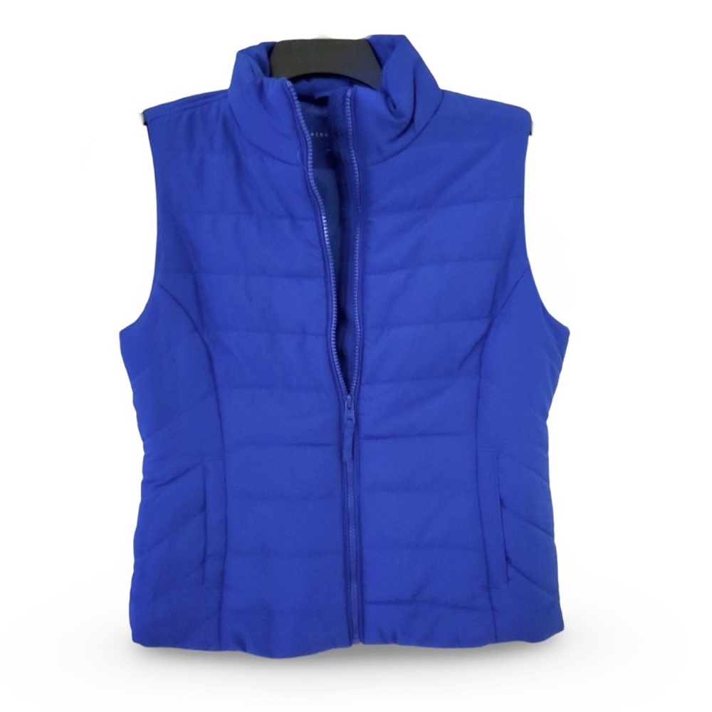 Aeropostale Royal Blue Puffer Vest Size Medium